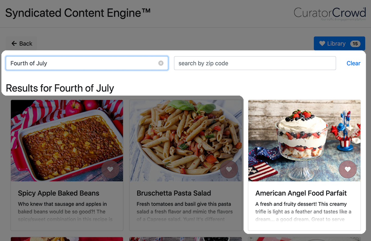 Discover easy-to-find curated recipes